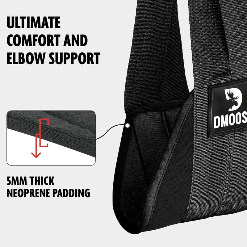 Hanging Ab Straps for Core Training - Thick Padded with Carabiners