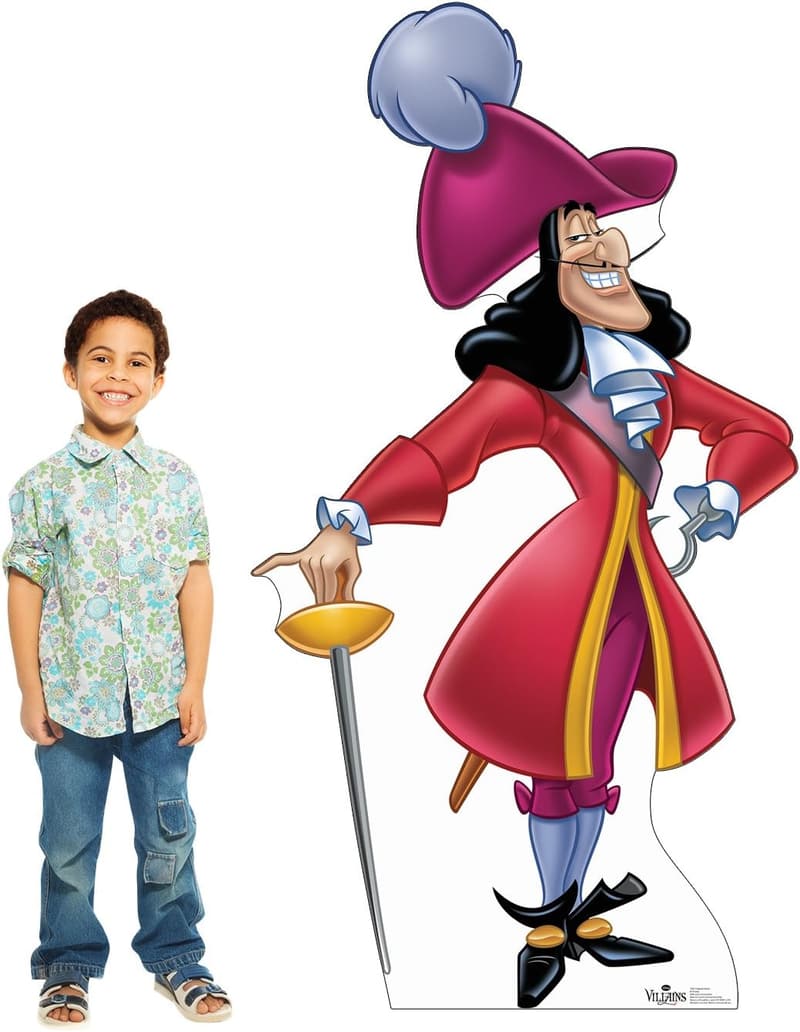 Disney Villains Life-Size Captain Hook Cardboard Cutout