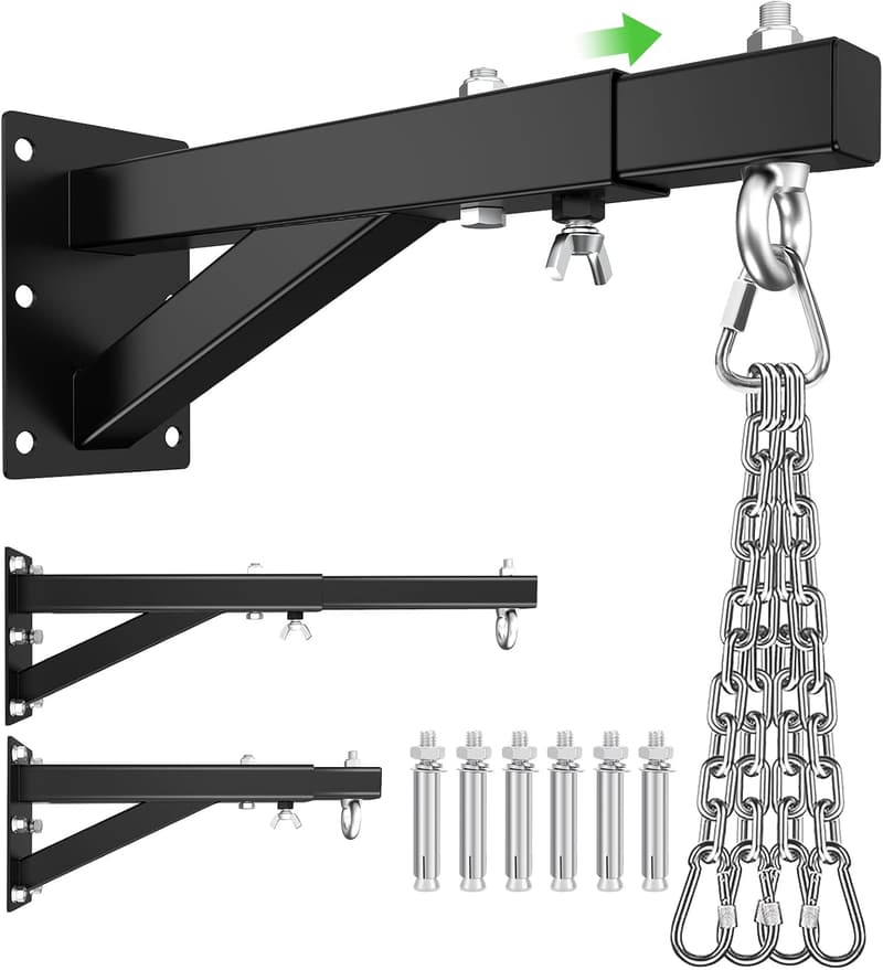 Heavy-Duty Wall Mount for Punching Bag - 500 lbs Capacity