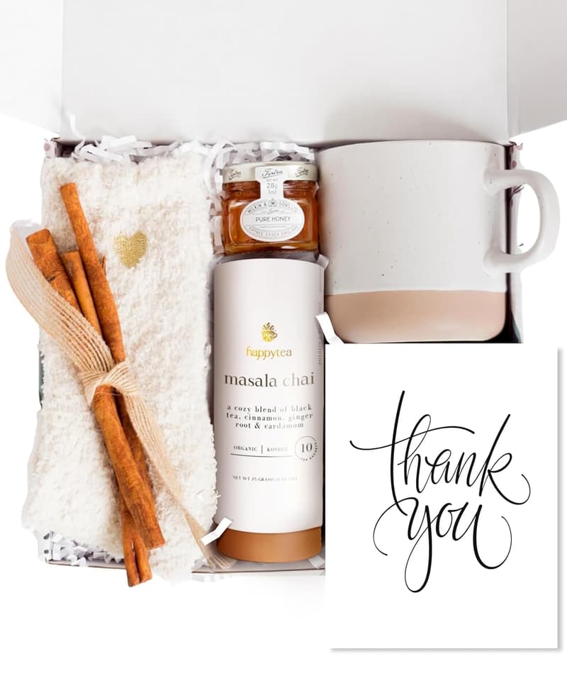 Thank You Spa Gift Basket for Women - Cozy Self-Care Set