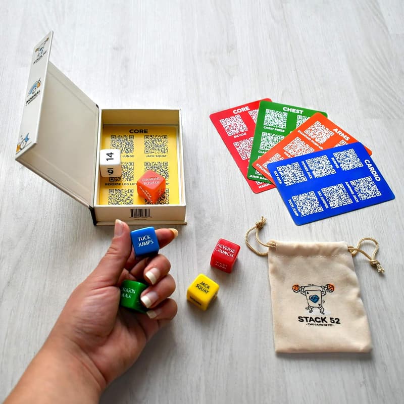 Bodyweight Workout Dice Game - No Equipment Needed
