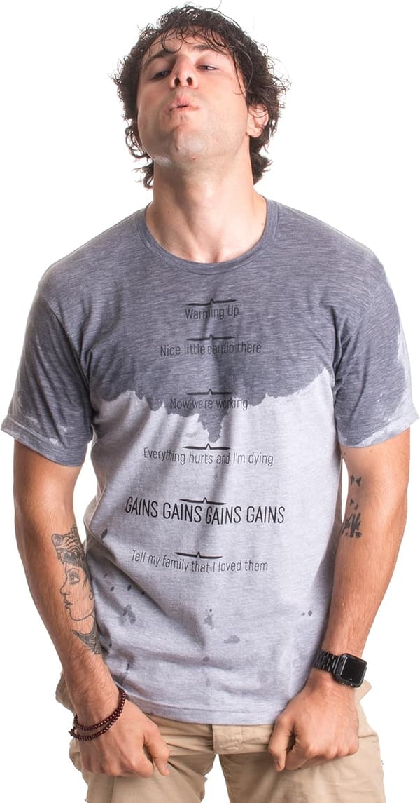 Funny Weightlifting Fitness T-Shirt for Workouts