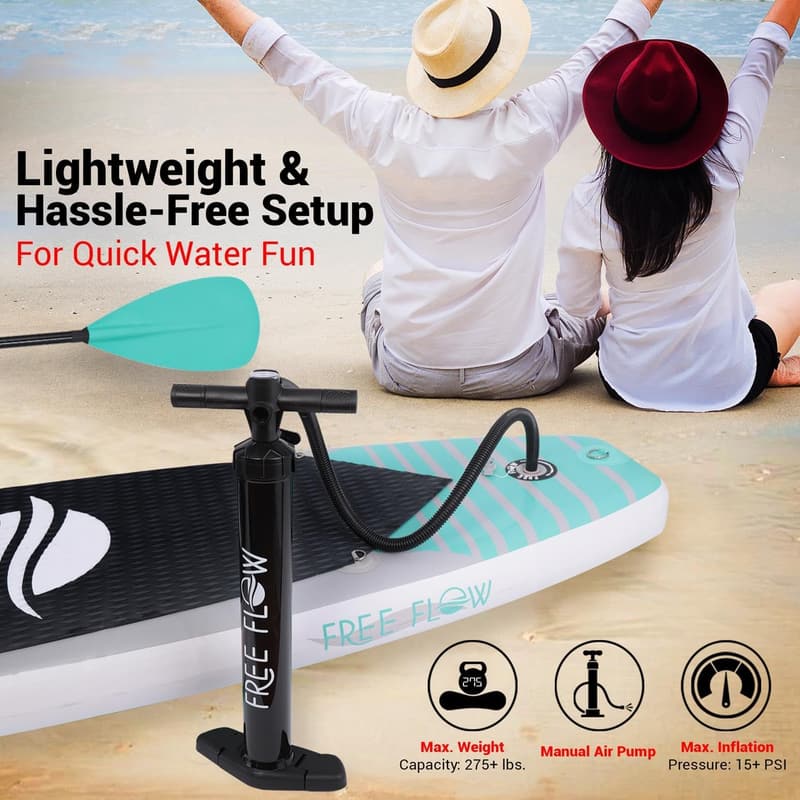 Inflatable Stand Up Paddle Board with Non-Slip EVA Deck Pad
