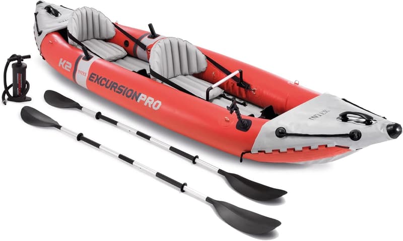 Intex Excursion Pro K2 Inflatable Kayak Set for 2 Persons