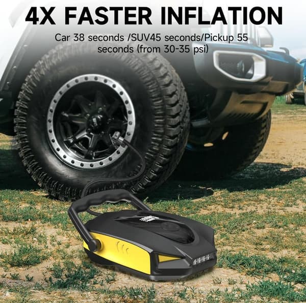 50PSI Electric Paddle Board Pump with Auto-Off, 10000mAh