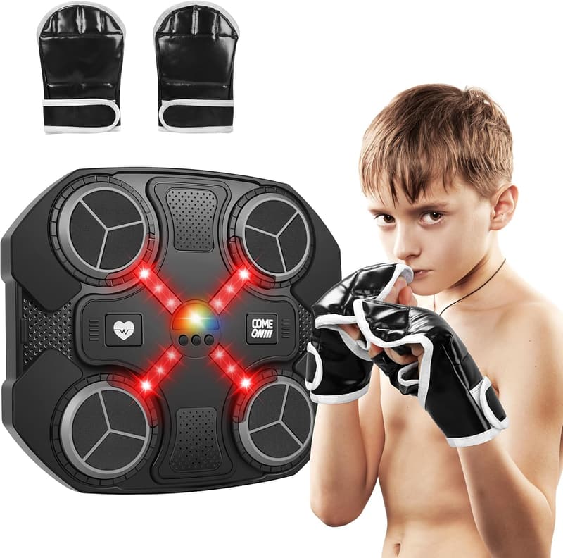 Wall-Mounted Bluetooth Punching Target for Kids