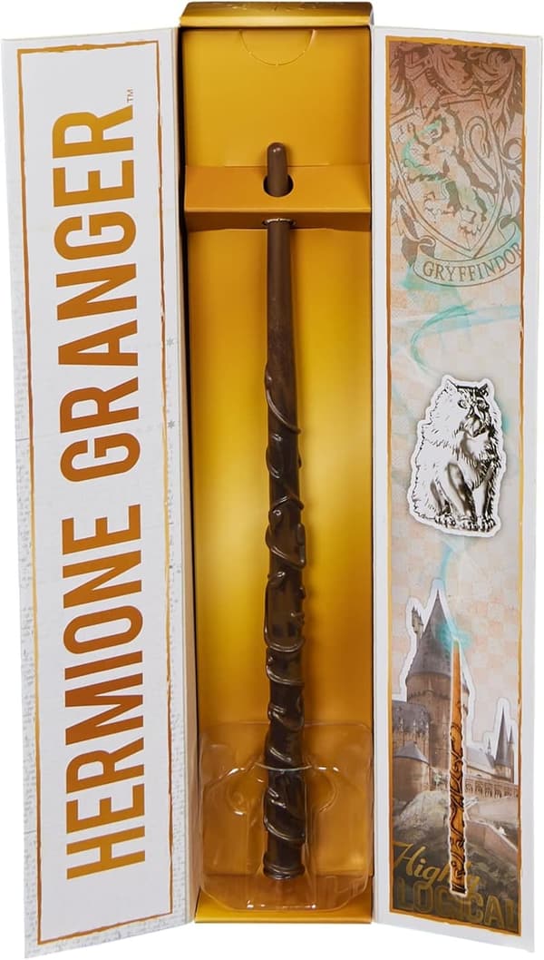 Magical Creatures Series: Hermione Granger Collector Wand with Stand
