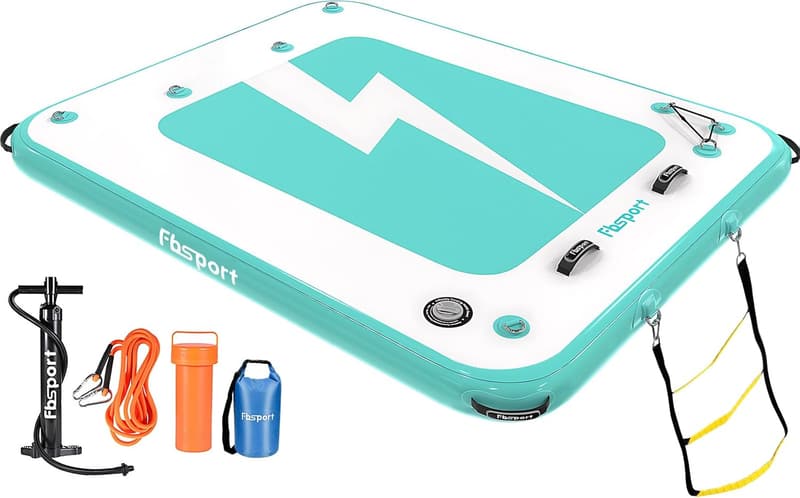 Inflatable Floating Dock Platform - 10ft, 8ft, 6ft Options