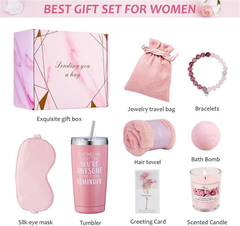 Birthday Gift Basket Set for Women – Perfect for Friends & Family