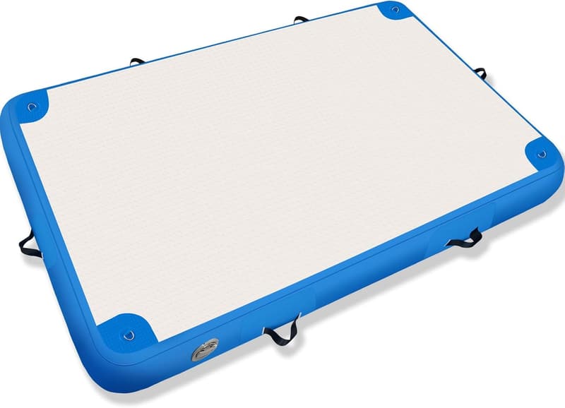 Multi-Person Inflatable Swim Deck - Floating Platform for Lake & Pool