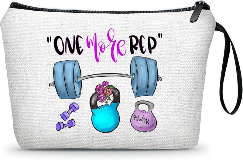 Fitness Gifts for Women - Gym Makeup Bag for Workout Lovers