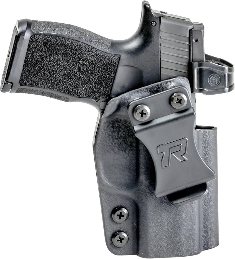 Inside Waistband Holster - American Made Black Kydex, Optics Ready