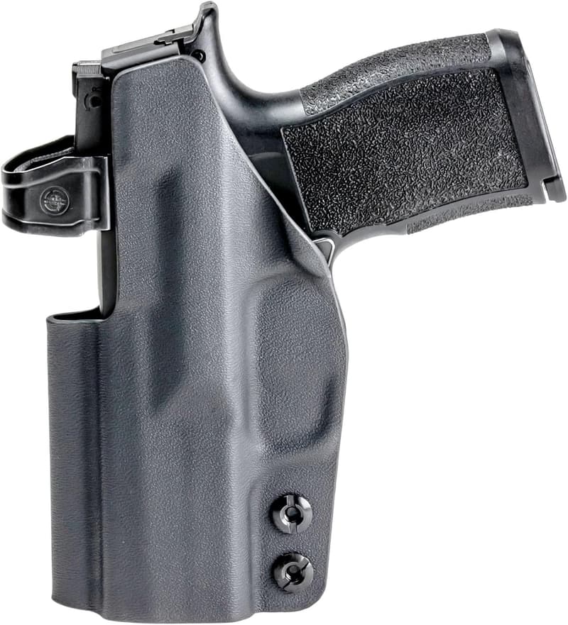 Inside Waistband Holster - American Made Black Kydex, Optics Ready
