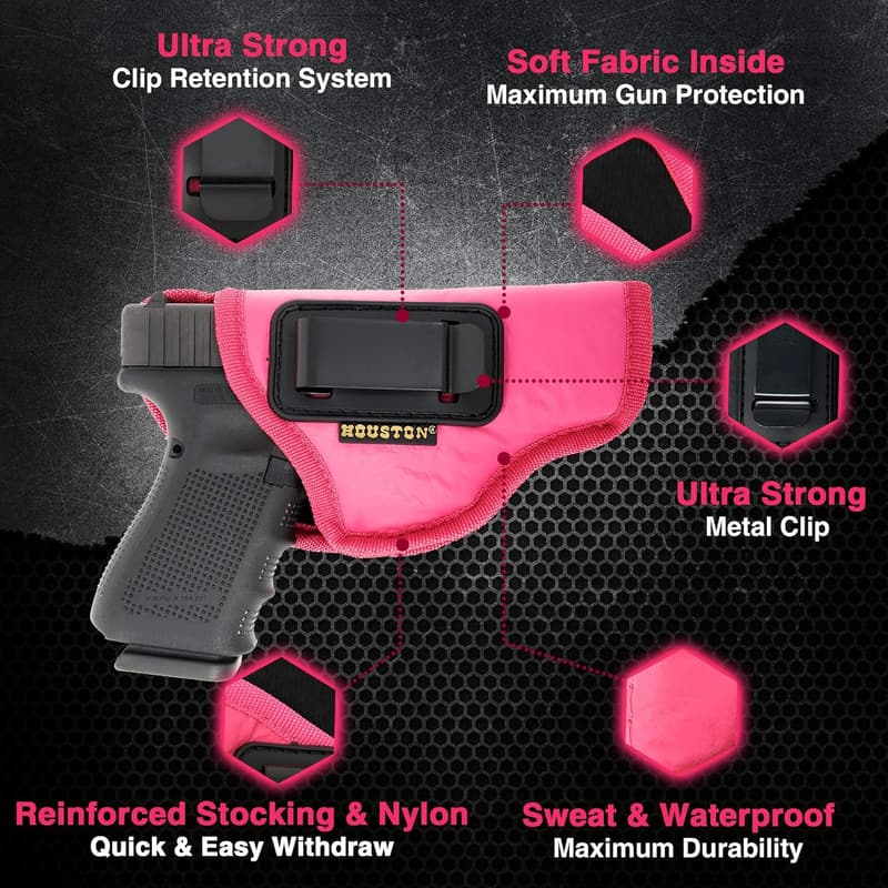 Women's Pink IWB Holster for 9mm Taurus/Springfield/S&W
