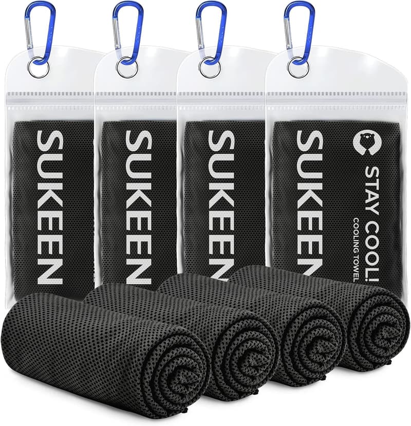 Cooling Towel Set - Soft, Breathable Microfiber for Sports & Yoga