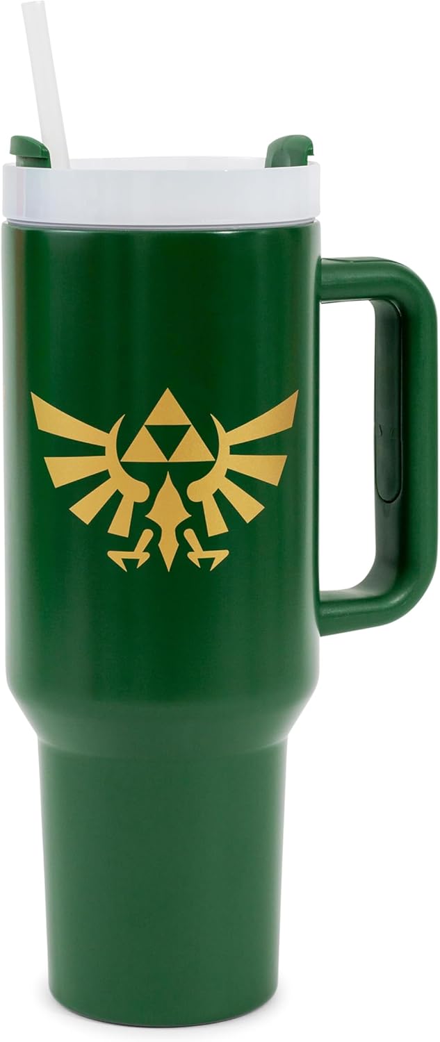 The Legend of Zelda Hylian Crest 40 oz Metal Tumbler