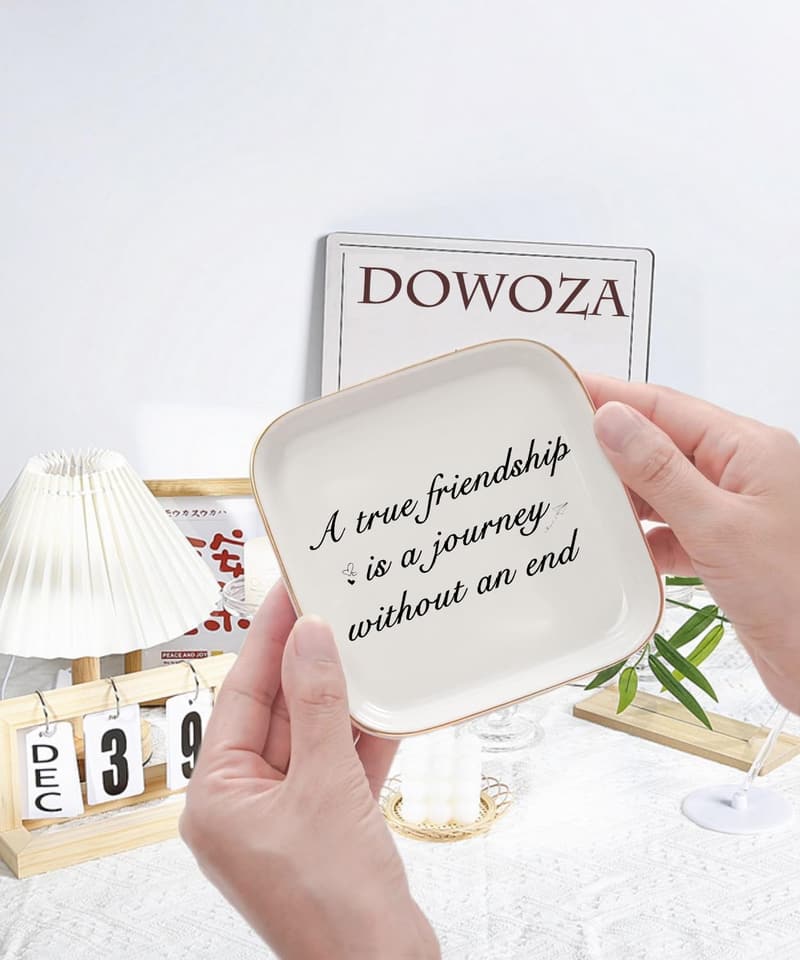 Ceramic Trinket Tray for Women's Birthday Gifts