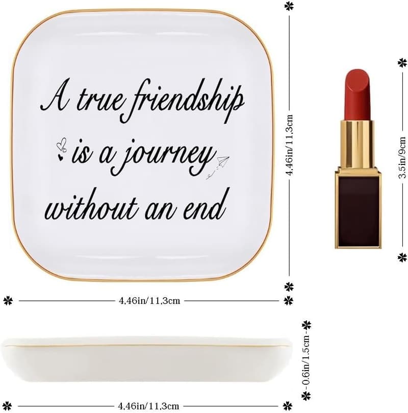 Ceramic Trinket Tray for Women's Birthday Gifts
