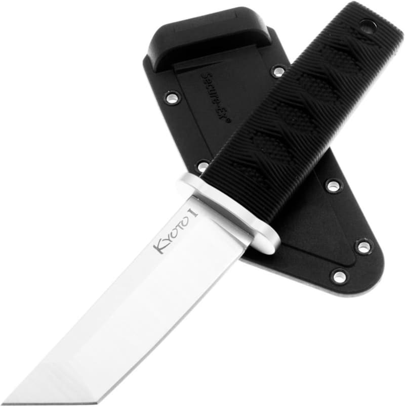 Kyoto Fixed Blade Tanto Knife with 8Cr13MoV Steel and Sheath