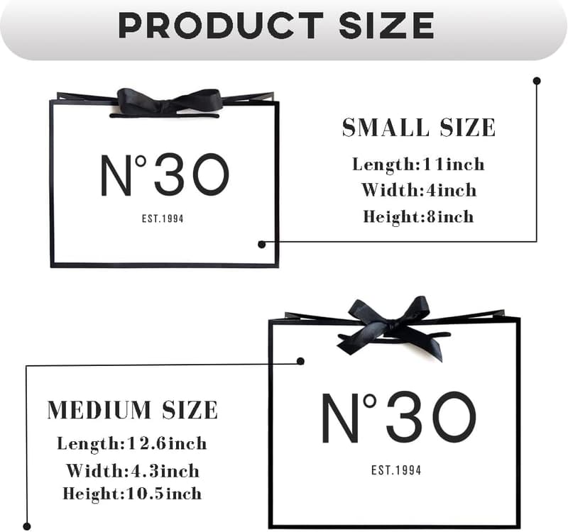 30th Birthday Keepsake Tote Bag for Women