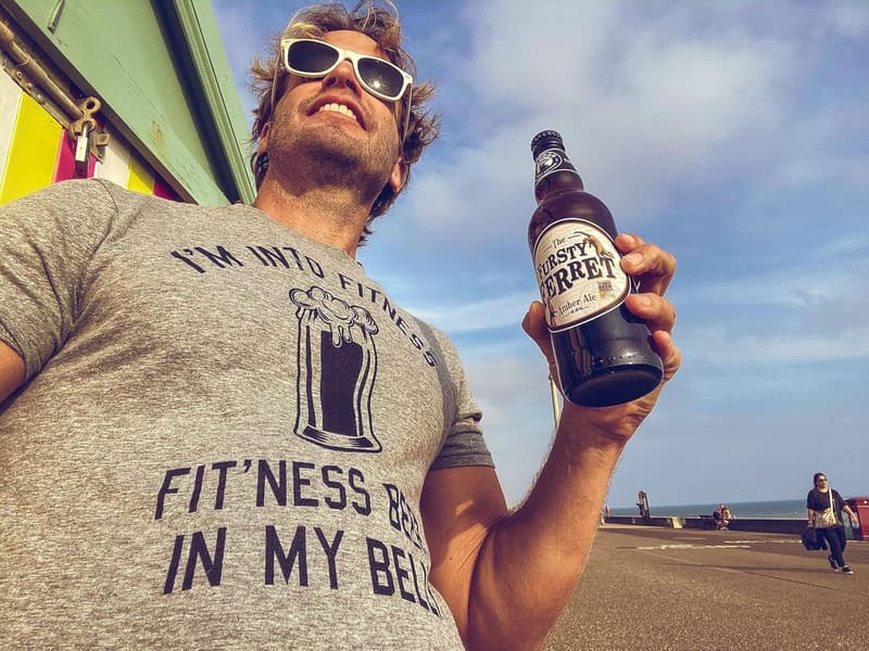 Funny Drinking Tee: 
