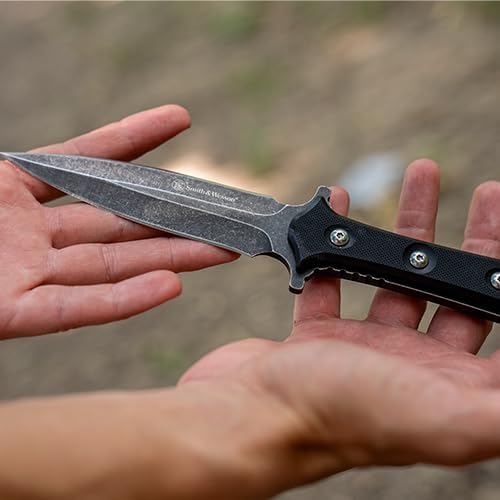 Smith & Wesson 8.6in High Carbon Fixed Blade Knife for EDC