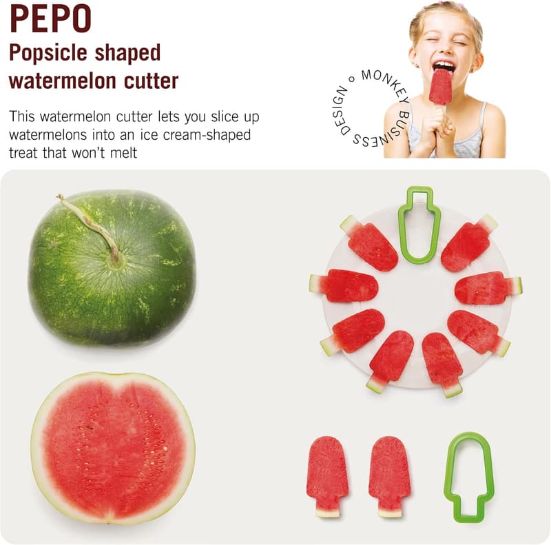 Watermelon Popsicle Cutter Mold - Stainless Steel Slicer