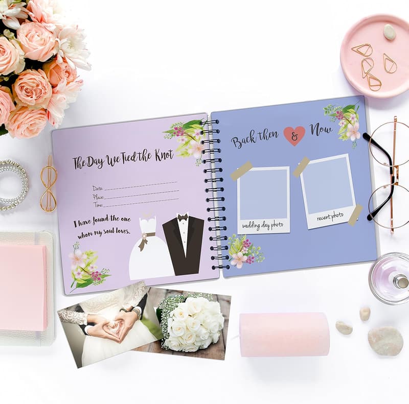 Anniversary Memory Book for Couples | Personalized Hardcover Journal