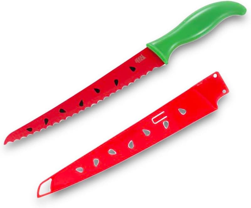 Deluxe Stainless Steel Watermelon Knife with Sheath
