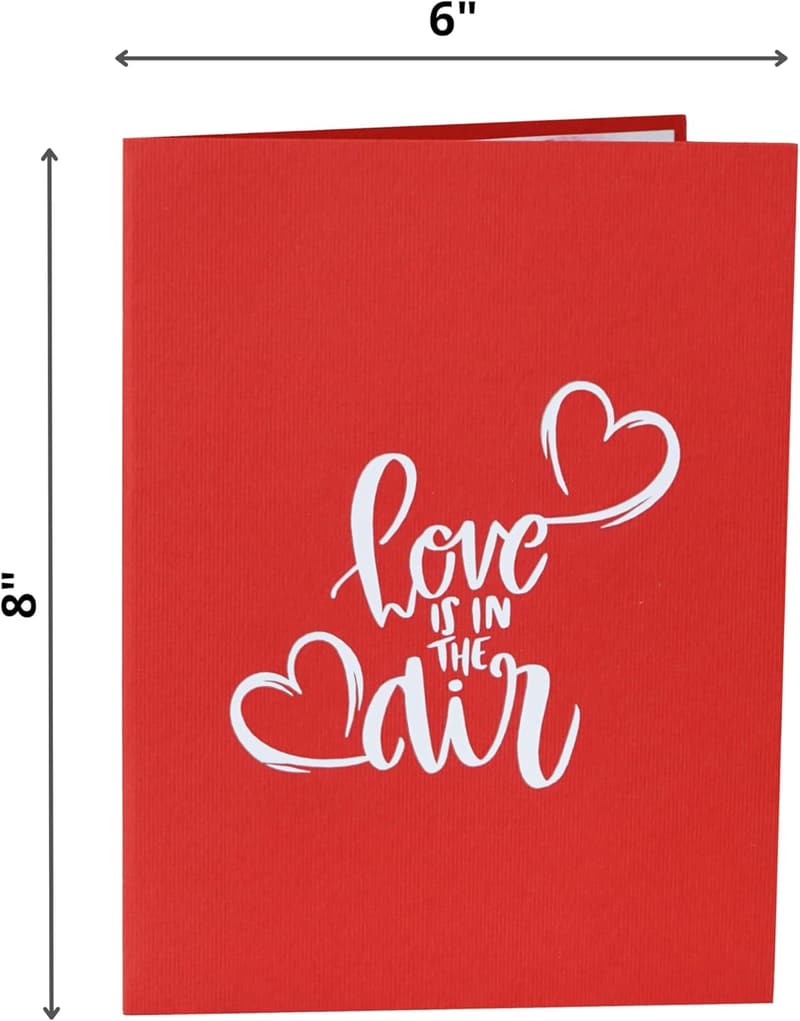 Air Balloon Pop-Up Anniversary Card – 3D Gift for Couples
