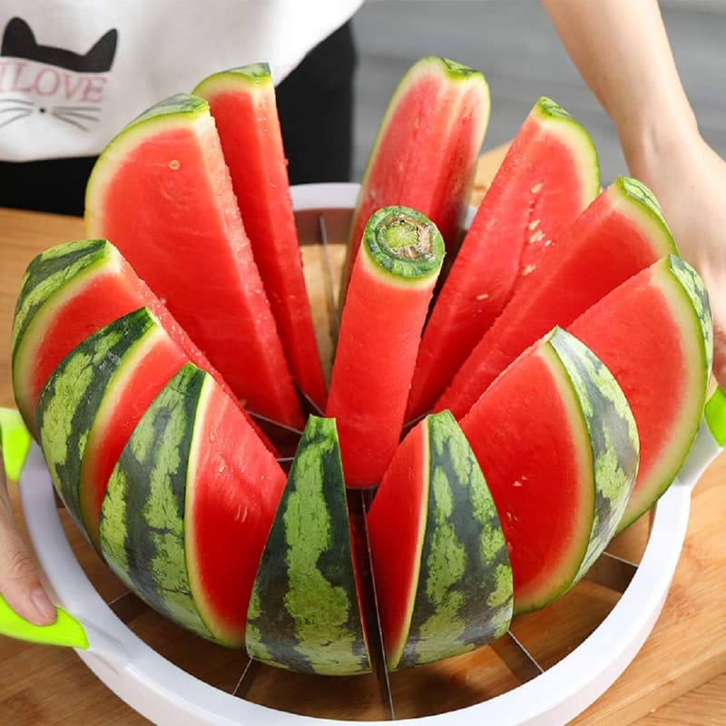 Extra Large Watermelon Slicer with Comfort Silicone Handle