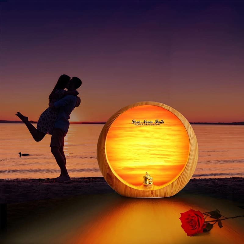 Golden Sunset Lamp - Unique Home Decor Gift for Any Occasion