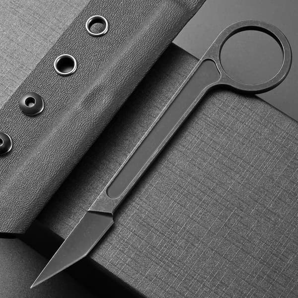 EDC Fixed Blade Knife with D2 Stainless Steel for Outdoor Use