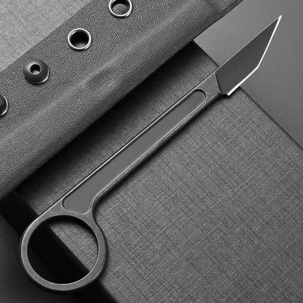 EDC Fixed Blade Knife with D2 Stainless Steel for Outdoor Use