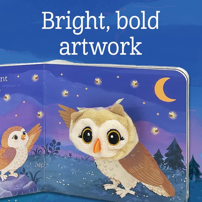 Grandma & Me Finger Puppet Board Book for Ages 1-4