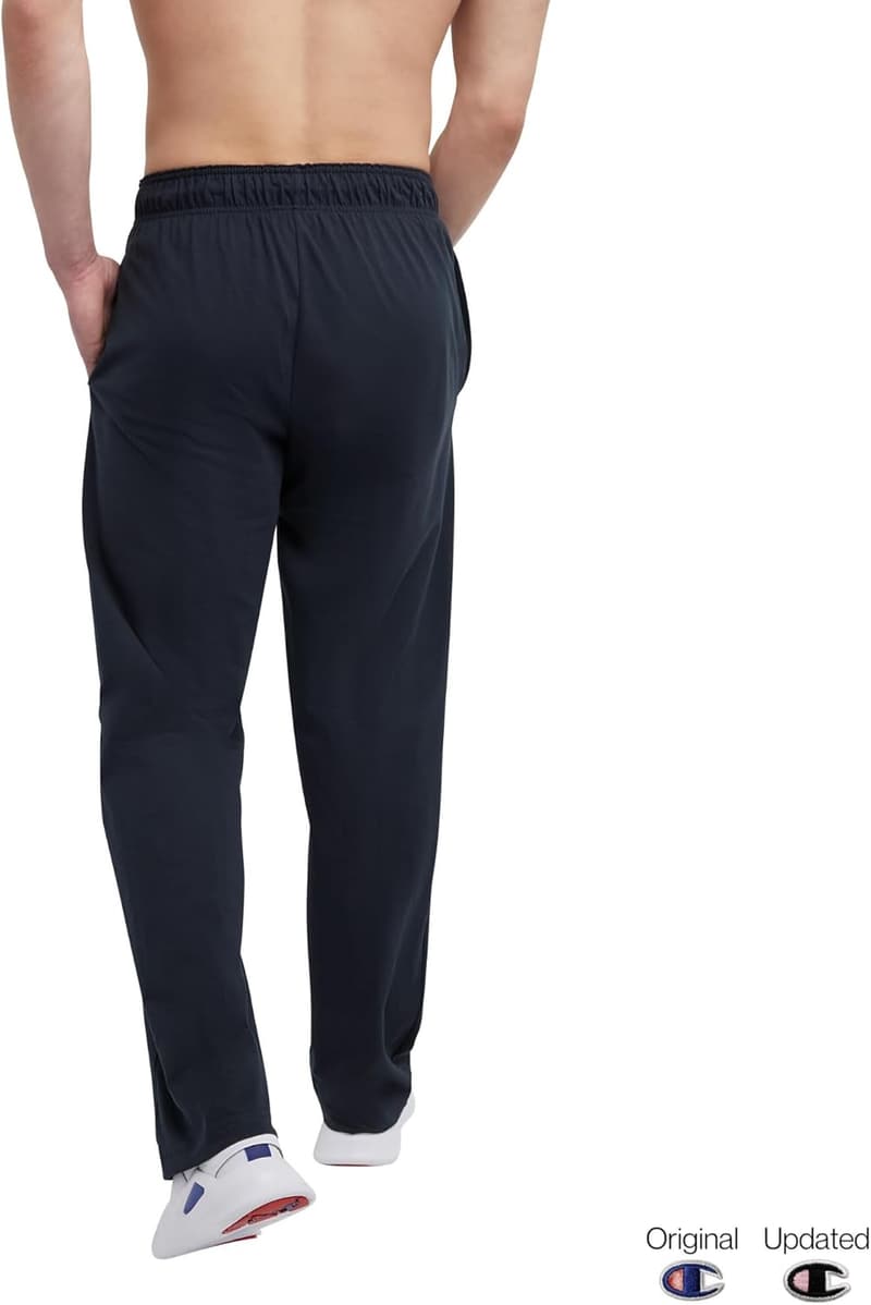 Lightweight Cotton Lounge Pants for Men - Open-Hem Design