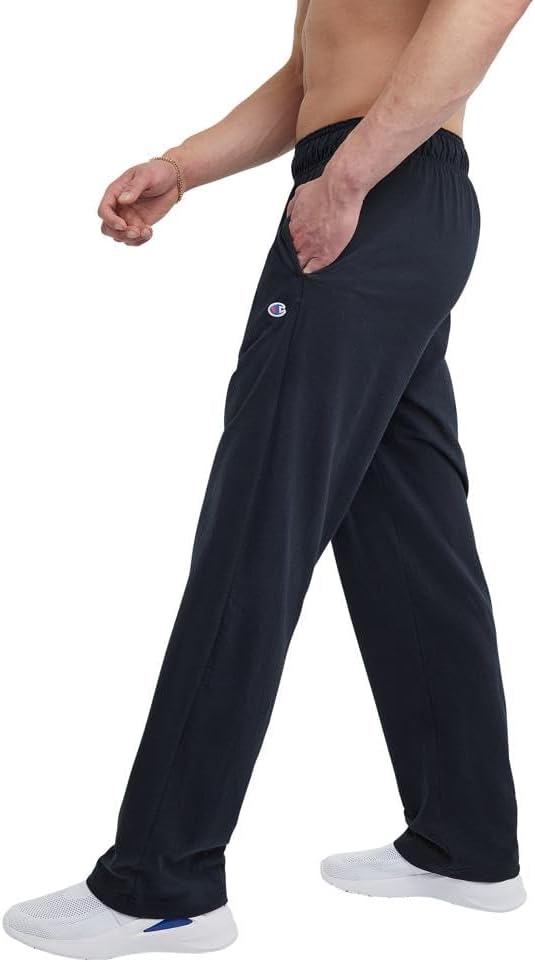 Lightweight Cotton Lounge Pants for Men - Open-Hem Design