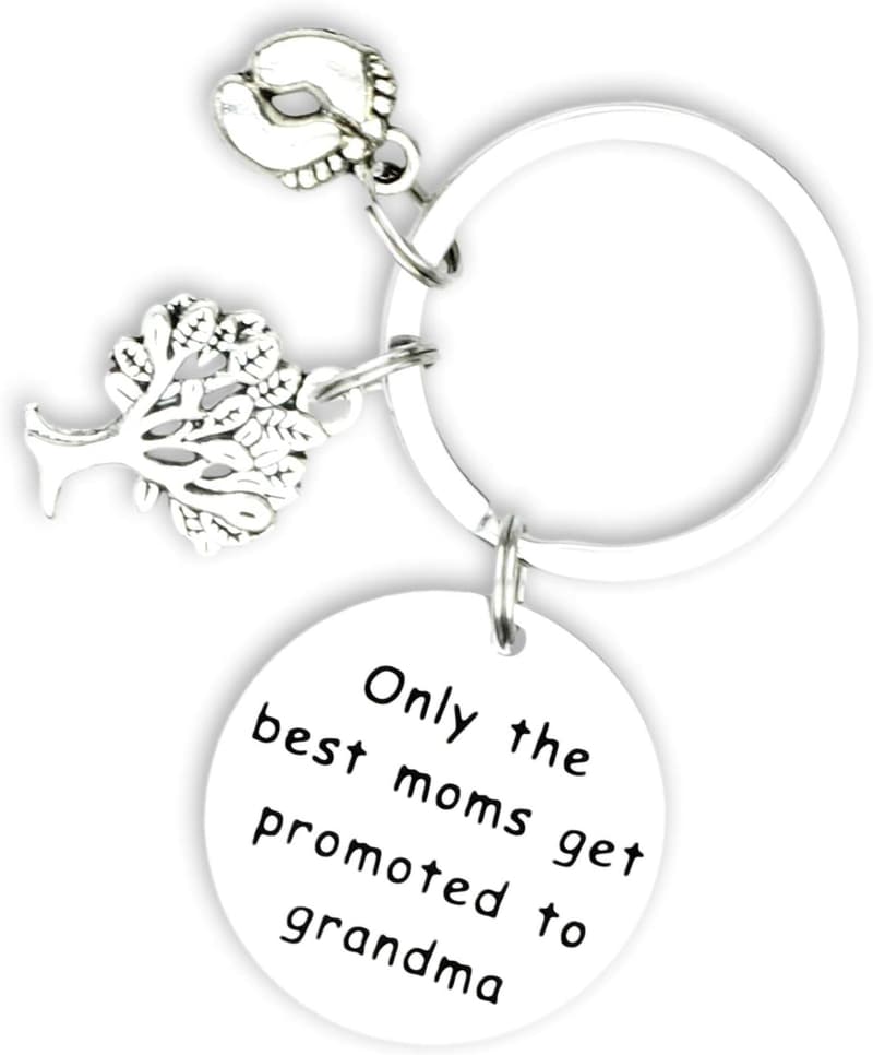 First Time Grandma Keychain - Thoughtful Gift for Grandmothers