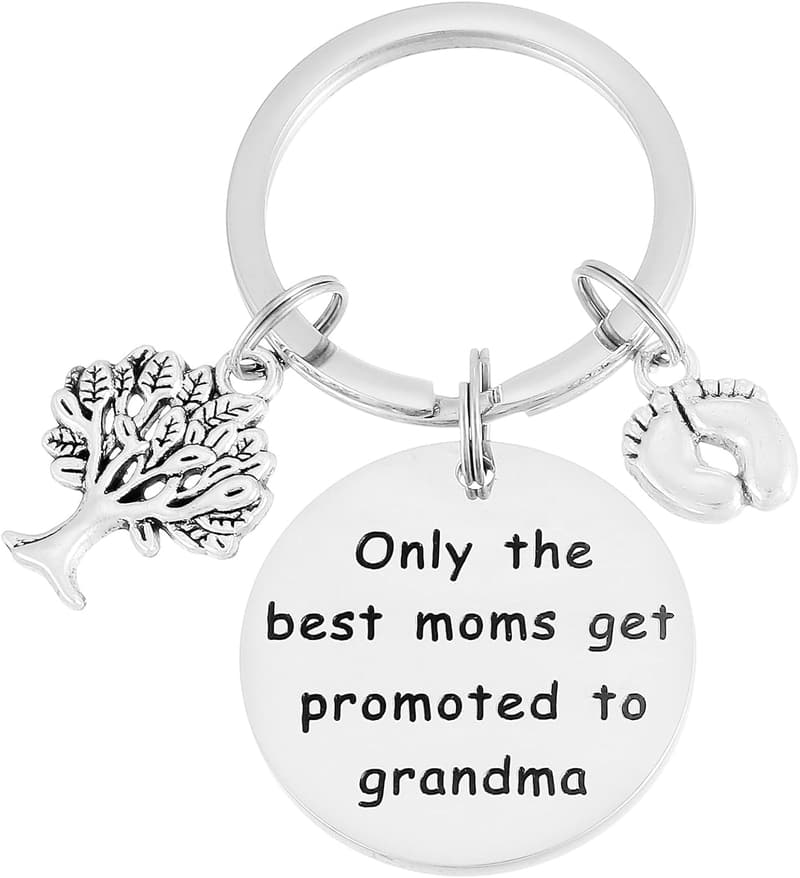 First Time Grandma Keychain - Thoughtful Gift for Grandmothers