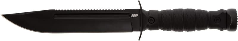 High Carbon Fixed Blade Survival Knife with Rubber Handle