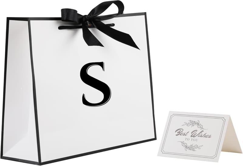 Personalized Large Gift Bag with Bow for Birthday & Anniversary