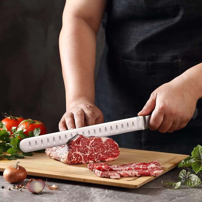 Premium 11-Inch Stainless Steel Brisket Slicing Knife