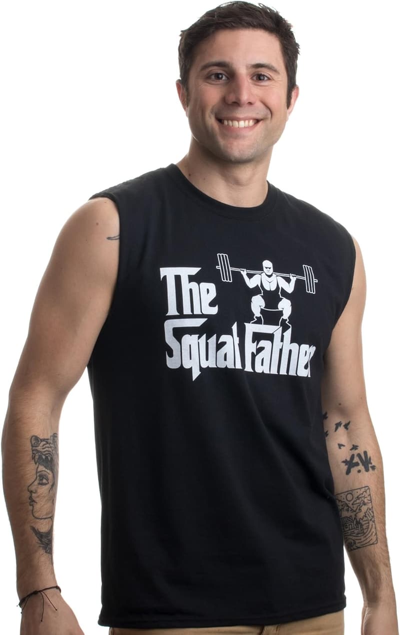 Funny Workout Sleeveless Muscle Shirt for Men