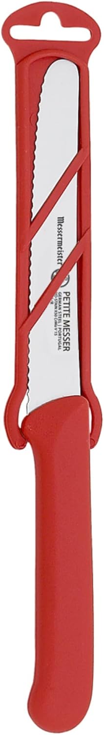 Messermeister 4.5” Serrated Tomato Knife - Rust Resistant, Handcrafted