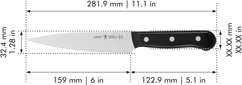 HENCKELS 6-Inch Razor-Sharp Utility Knife - German Engineered