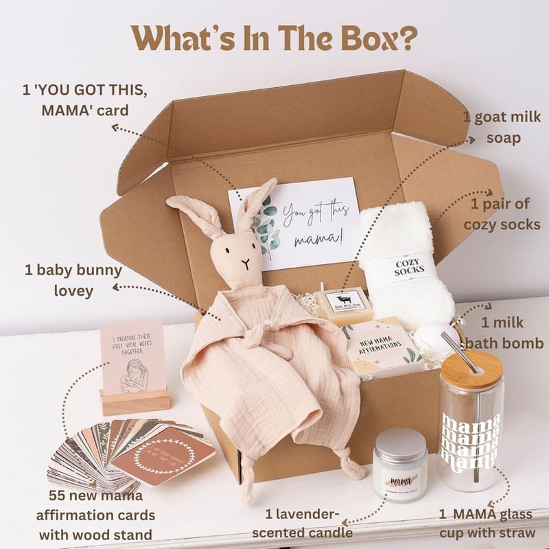 Postpartum Care Package - 7 Essential Gifts for New Moms