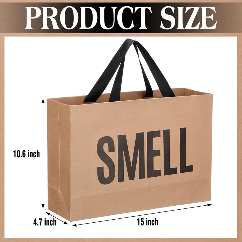5 Senses Gift Bags with Ribbon Handle for Birthday or Anniversary