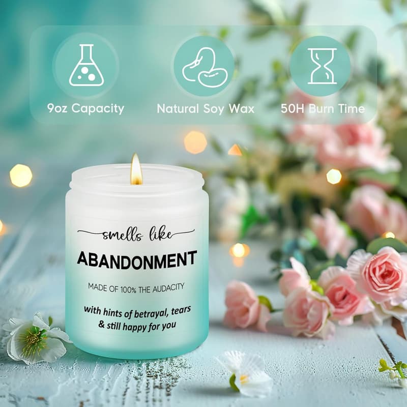 Goodbye Scented Candles - Funny Retirement Gift for Coworkers