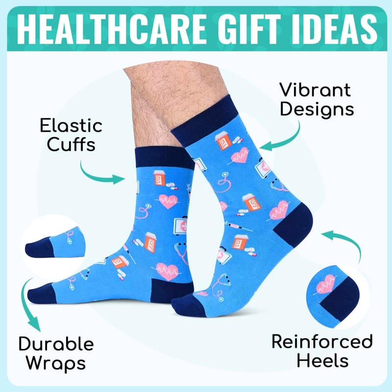 Get Well Soon Socks for Chemo Recovery & Physical Therapy