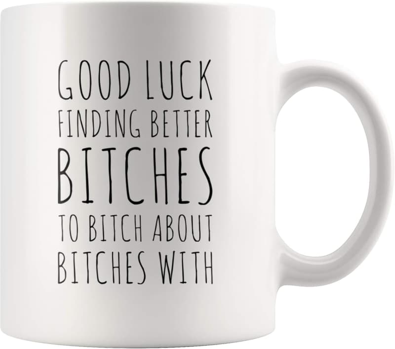 Funny Goodbye Sarcasm Coffee Mug for Coworkers (11 oz)